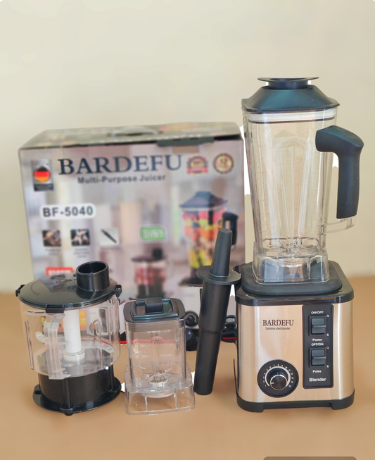 BARDEFU 3 in 1 Blender- Chopper & Grinder -Model 5040