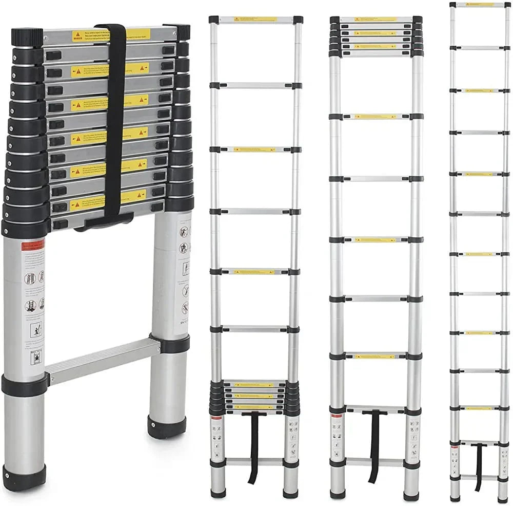 Aluminum Single Side Telescopic Foldable Ladder