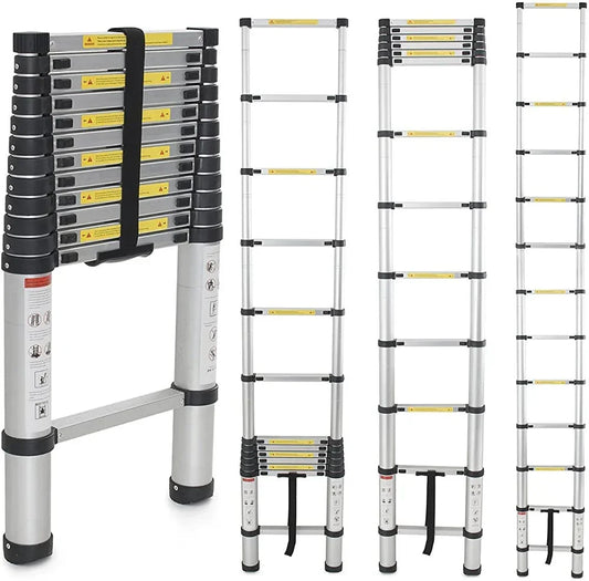 Aluminum Single Side Telescopic Foldable Ladder