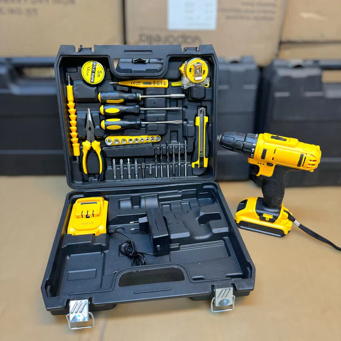 Lot Imported 33 Piece Drill Machine with Tools Kit