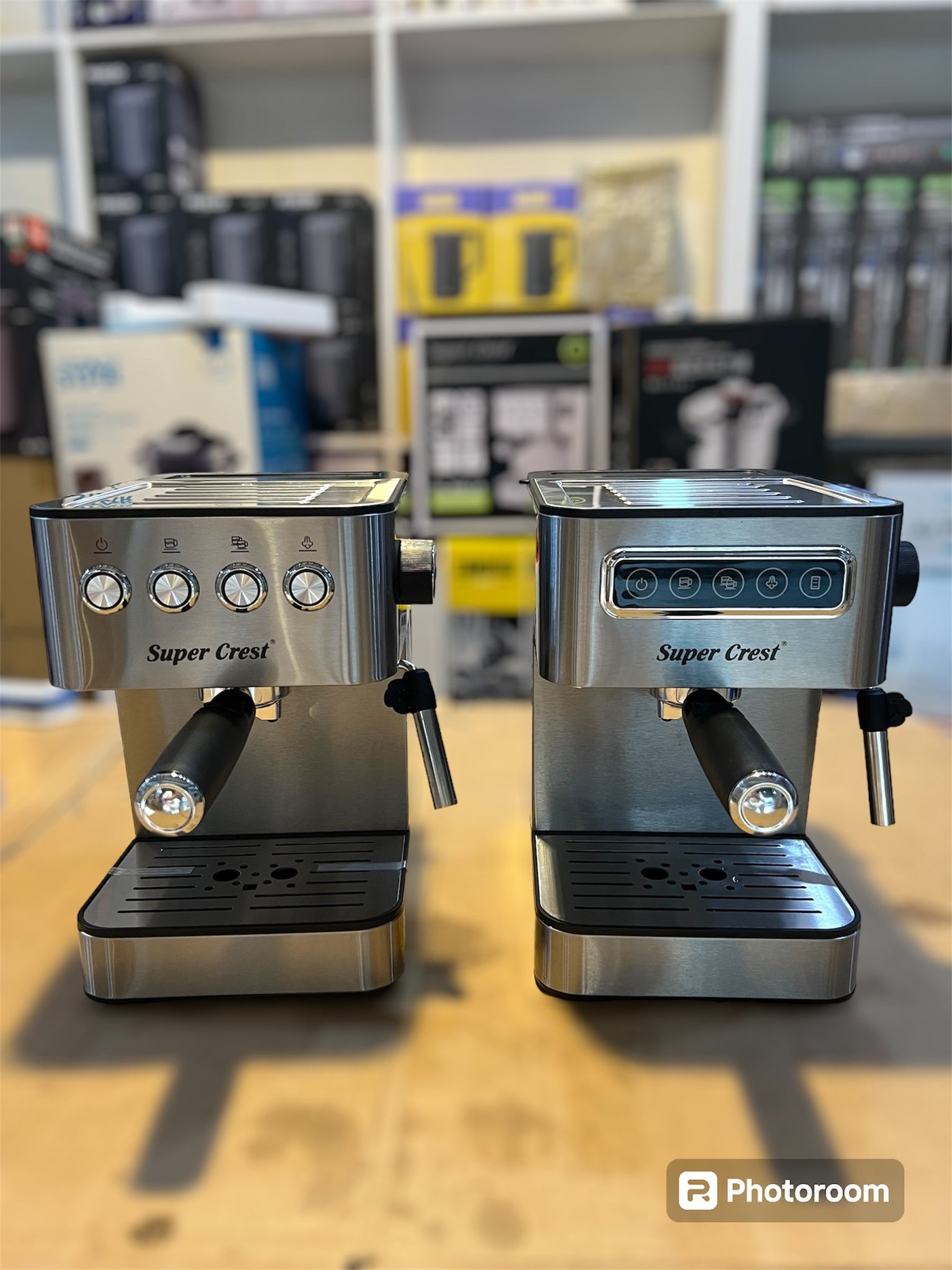 German Lot Imported Super Crest Espresso Coffee Maker - 20 Bar