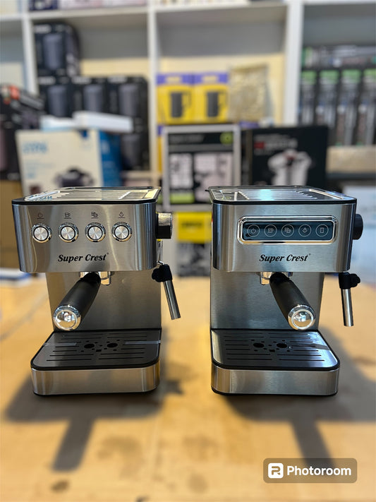 German Lot Imported Super Crest Espresso Coffee Maker - 20 Bar