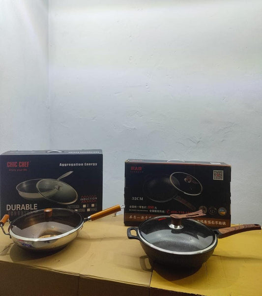 Imported Granite & Laser Coating Frypan 32cm