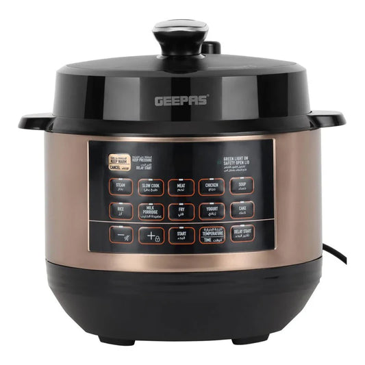 Geepas 6L Digital Multi Pressure Cooker 35052