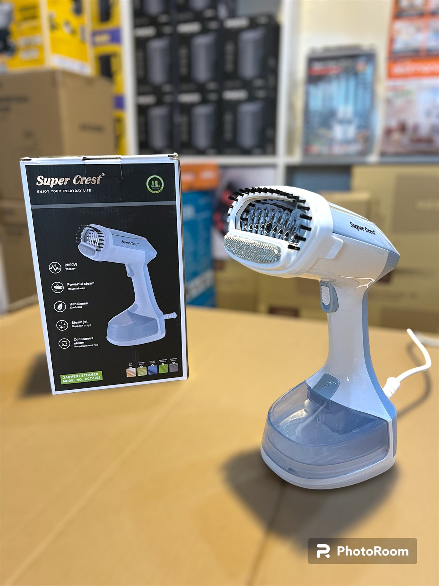 Germany Imported Super Crest Handheld Garment Steamer