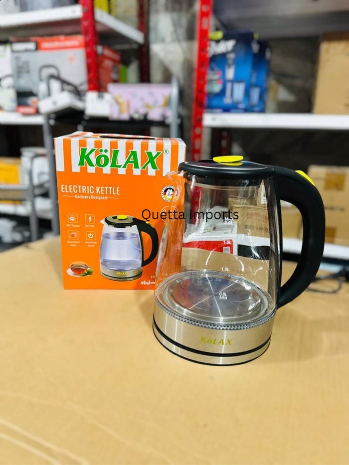 Imorted Kolax 2L Glass Electric Kettle 2200W
