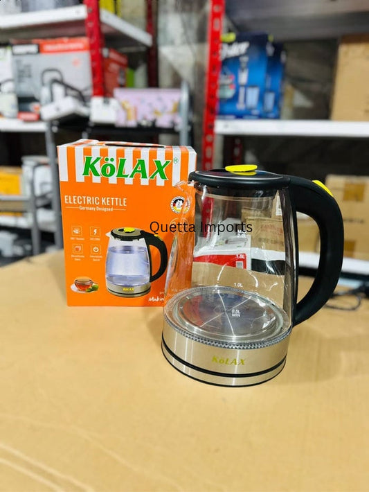 Imorted Kolax 2L Glass Electric Kettle 2200W