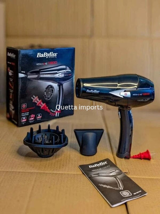 Lot Imported Babyliss Retra Cord Hair Dryer 1800 Watts