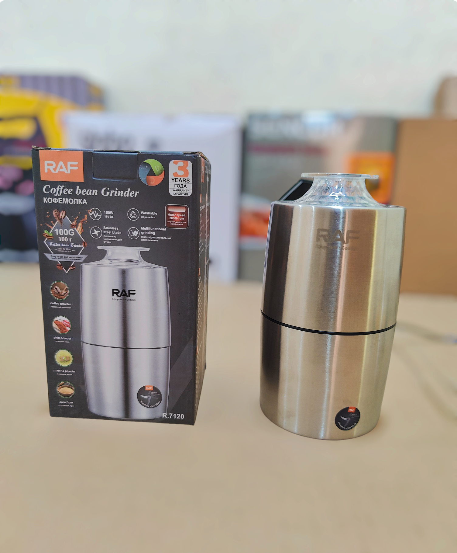 RAF Mini Spice and Coffee Grinder