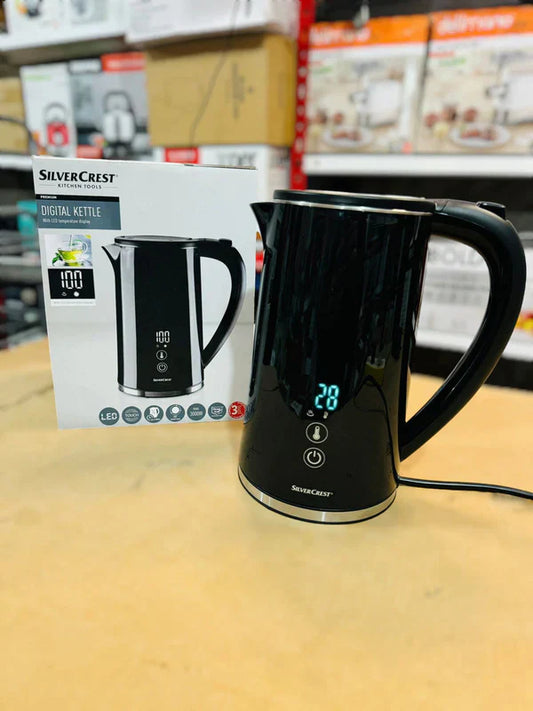 Silver Crest Digital Electric Kettle 1.7L