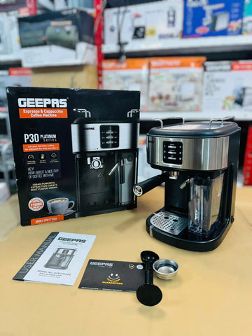 Geepas Espresso & Cappuchino Coffee Machine