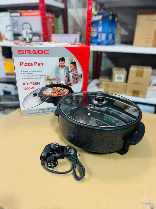 Lot Imported Srabc Non- Stick Electric Pizza Pan 1500W
