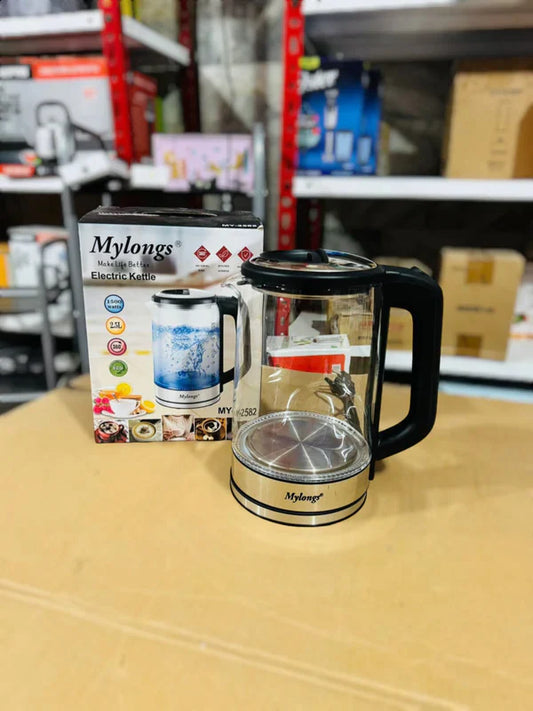 Lot Imported Mylongs 2.5L Glass Electric Kettle 1500W
