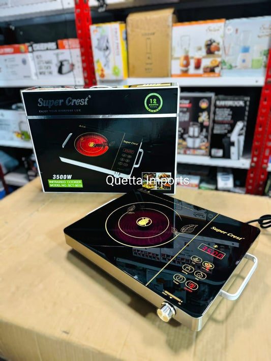 Super Crest Crystal Hot Plate SCT-9019