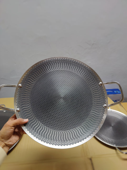 Laser Crafted Nonstick Honeycomb Tawa