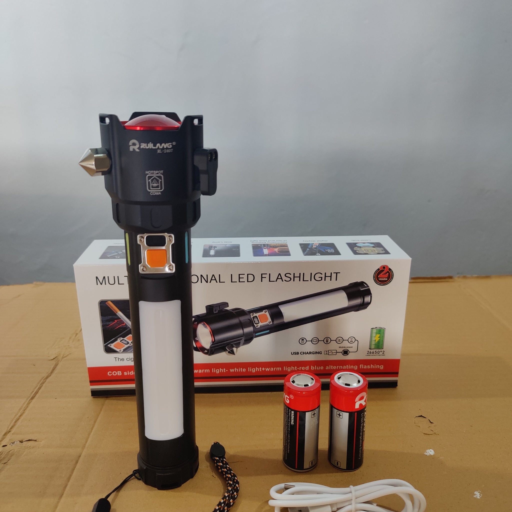 Imported Multifunction LED Flashlight