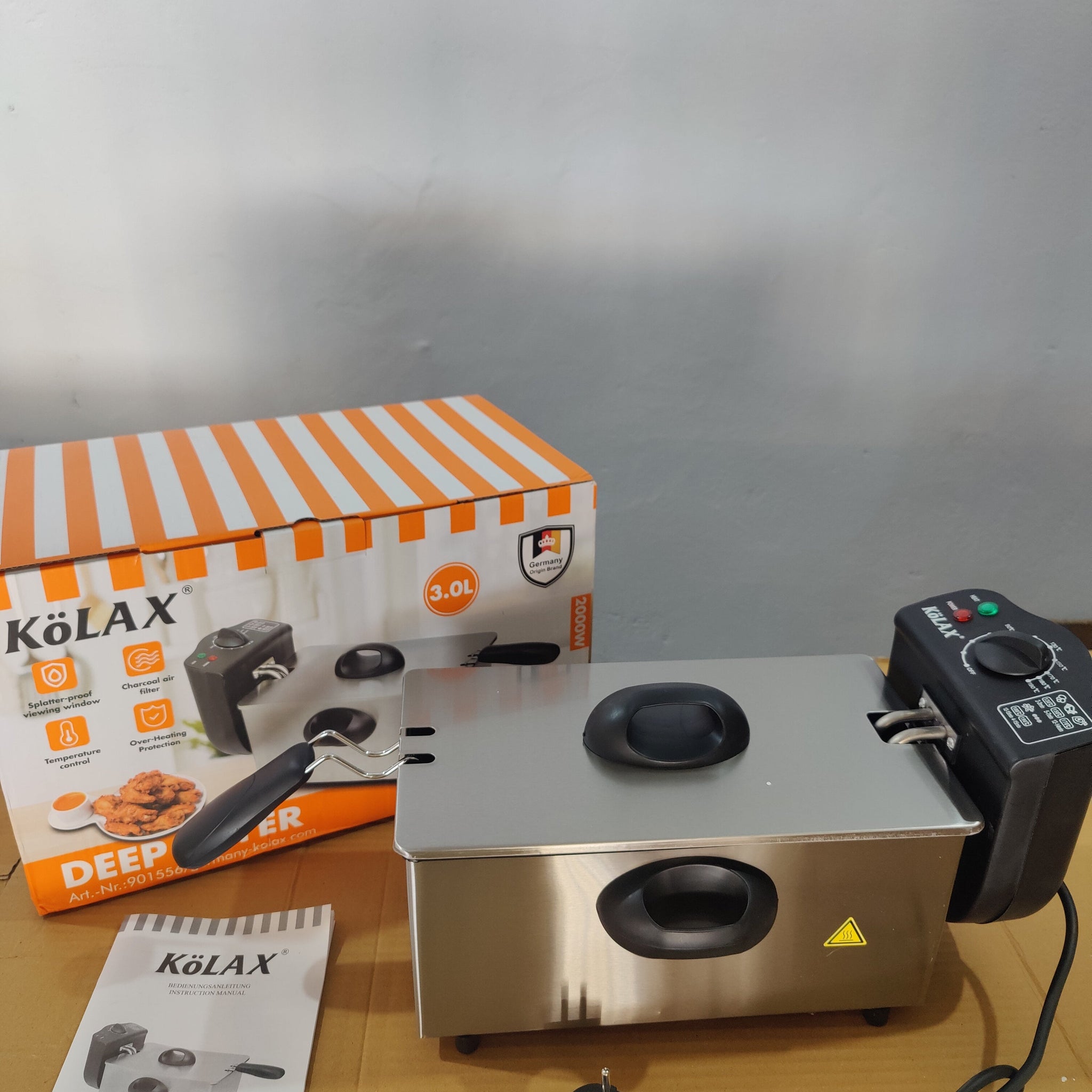 Imported Kolax 3L Deep Fryer