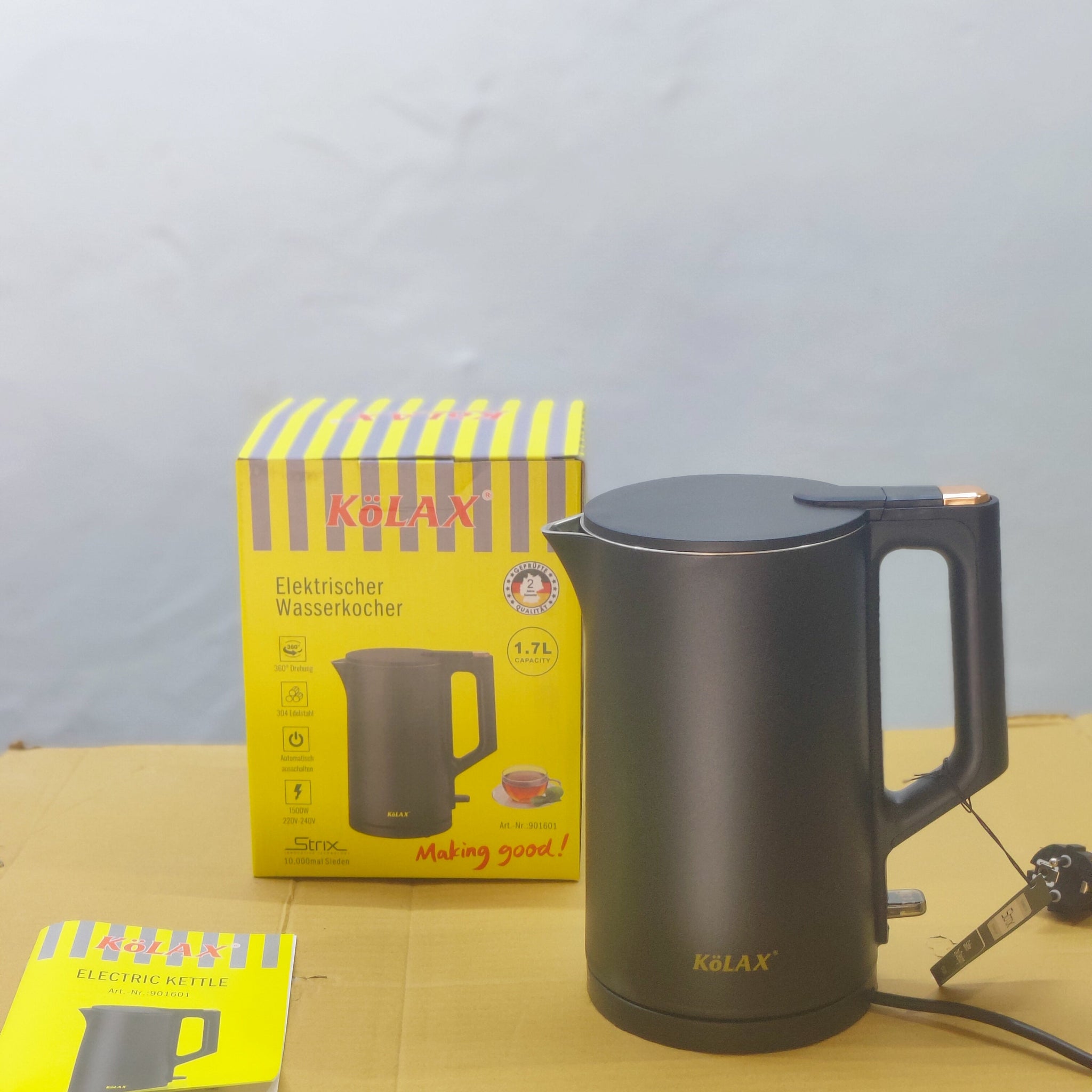 Imported Kolax Electric Kettle - 1.7 Liter