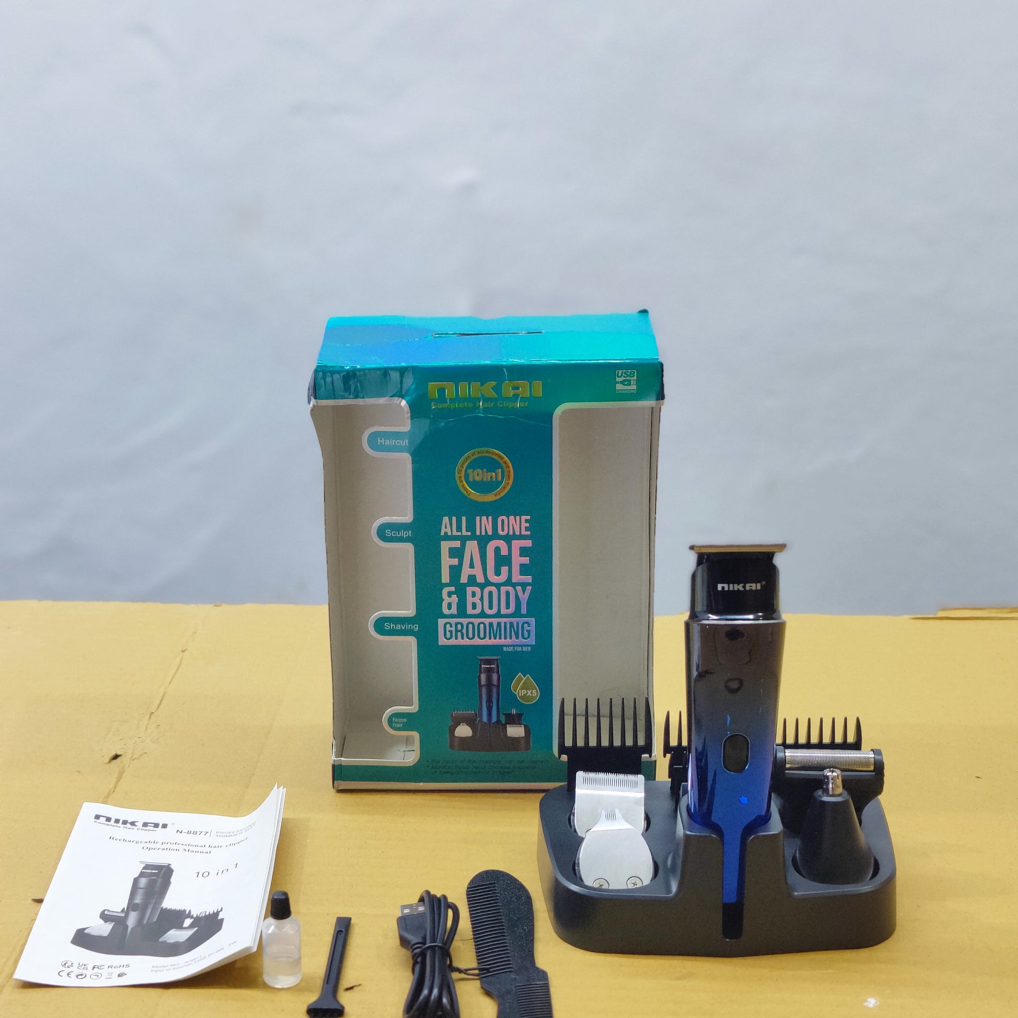 Naiki 10in 1 Multi Grooming Trimmer Kit