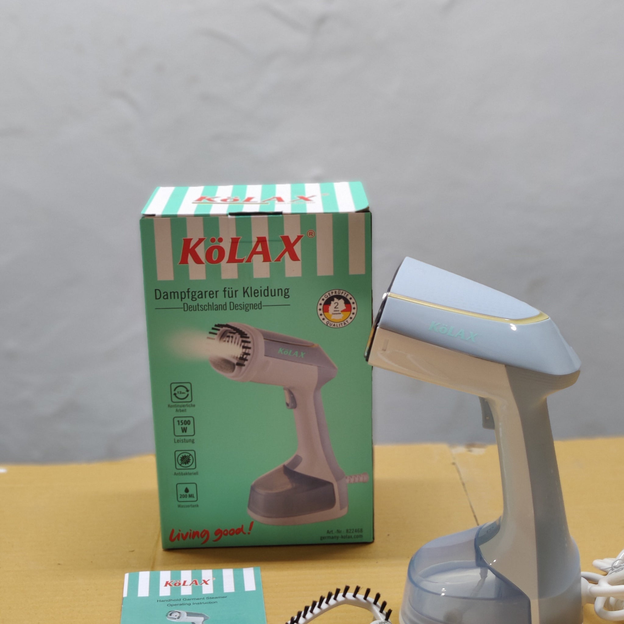 Imported Kolax  Handheld Garment Steamer - 1500 Watt