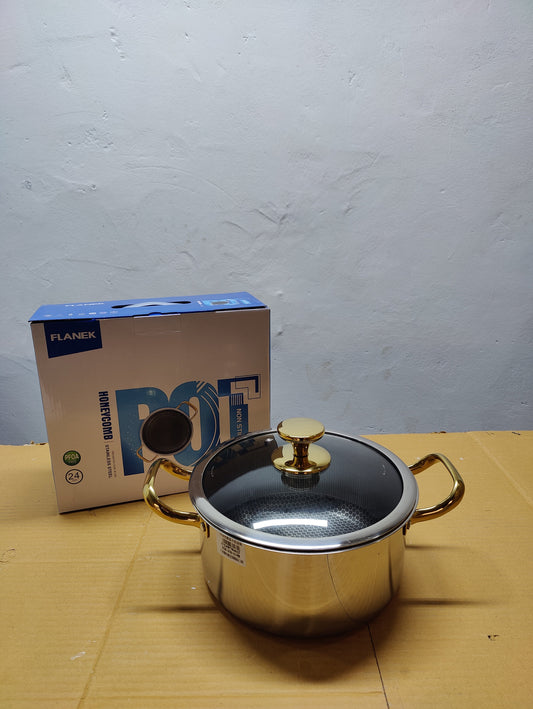 Amazon Flanek Laser HoneyComb Stainless Steel Pot 5L