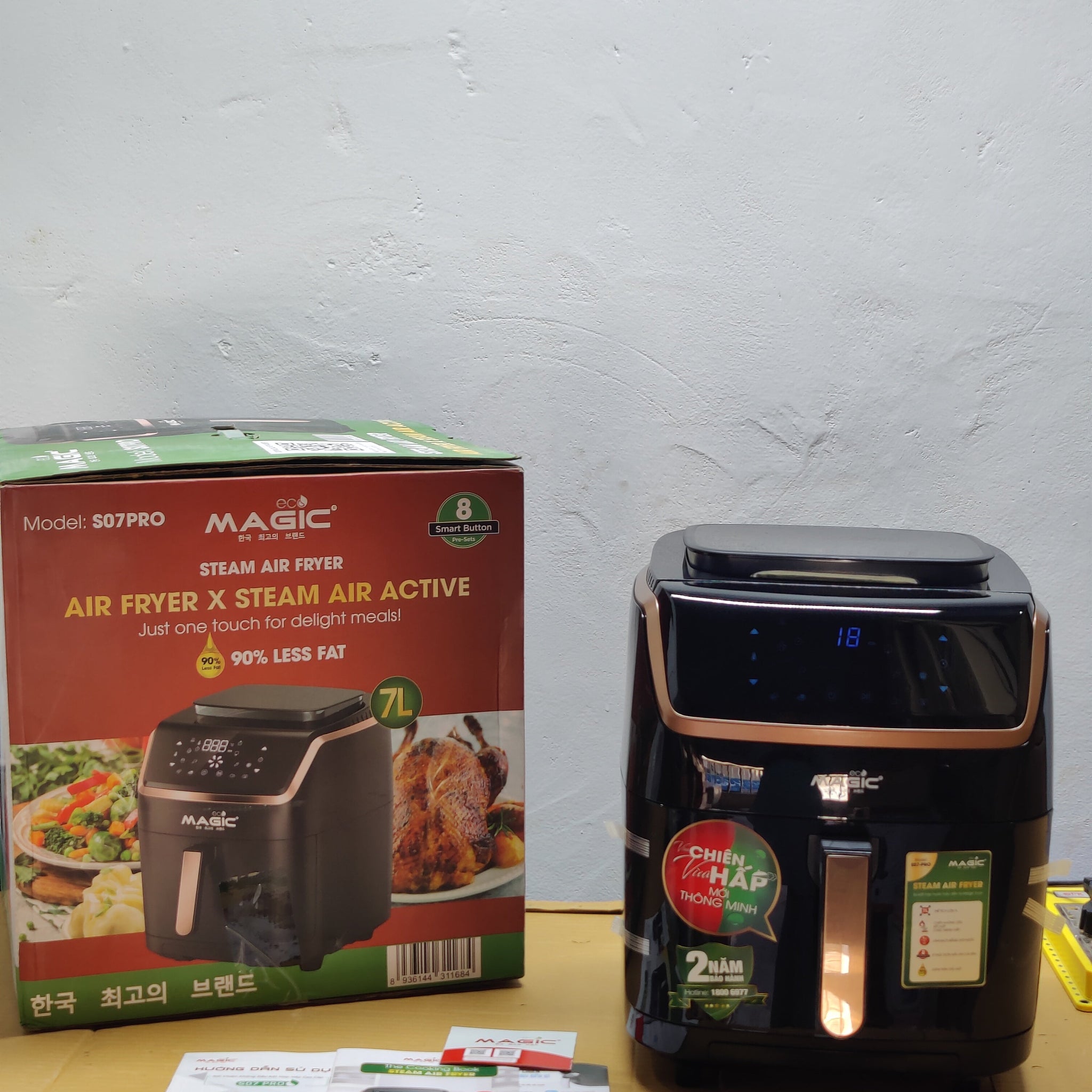 Lot Imported  Magic Air Fryer 3 in 1 Steam