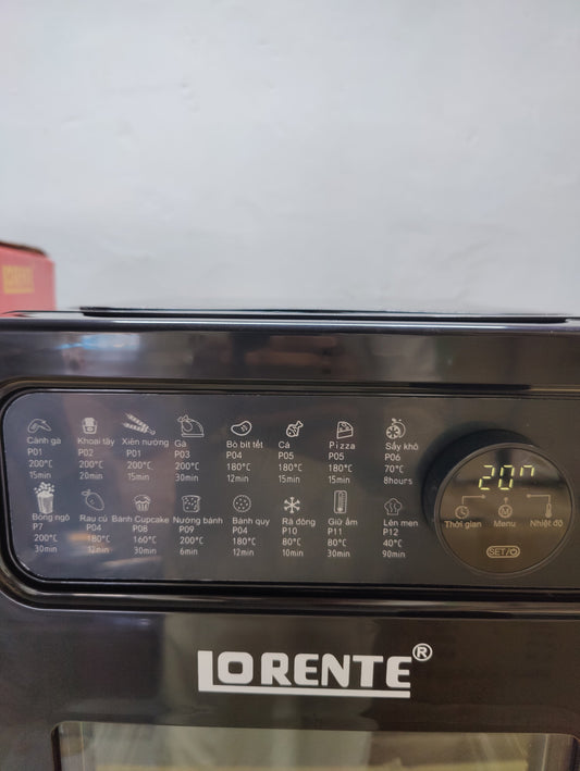 LORENTE Digital AIR FRYER 18L 1700 Watt Model No. LT - 1800