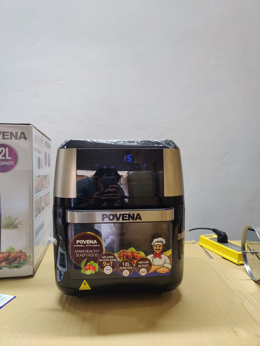 POVENA 12L 9 in 1 Air Fryer & Oven