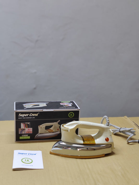 Super Crest 1200W Heavy Dry Iron SCT-1034