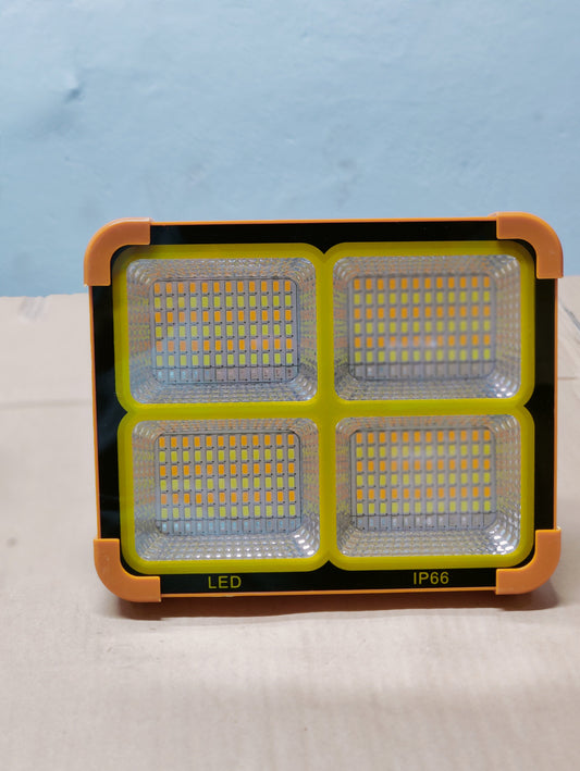 100 Watt Led Floodlight with Solar Panel and Power Bank