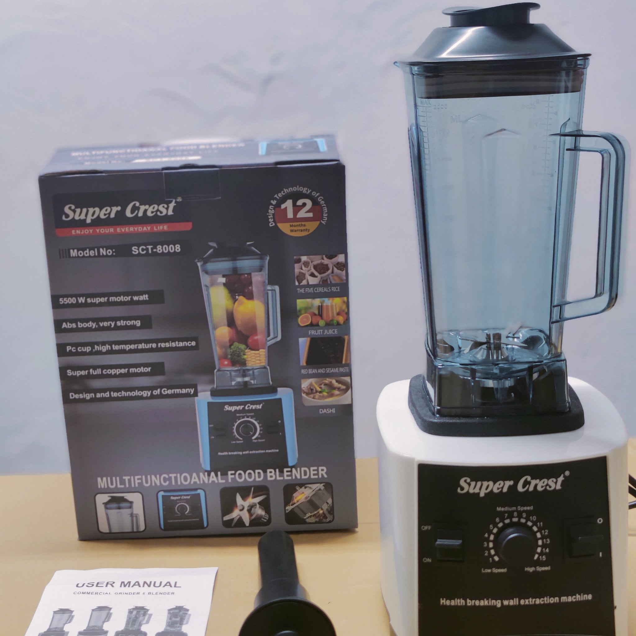 Super Crest Multifunctional Food Blender SCT-8008