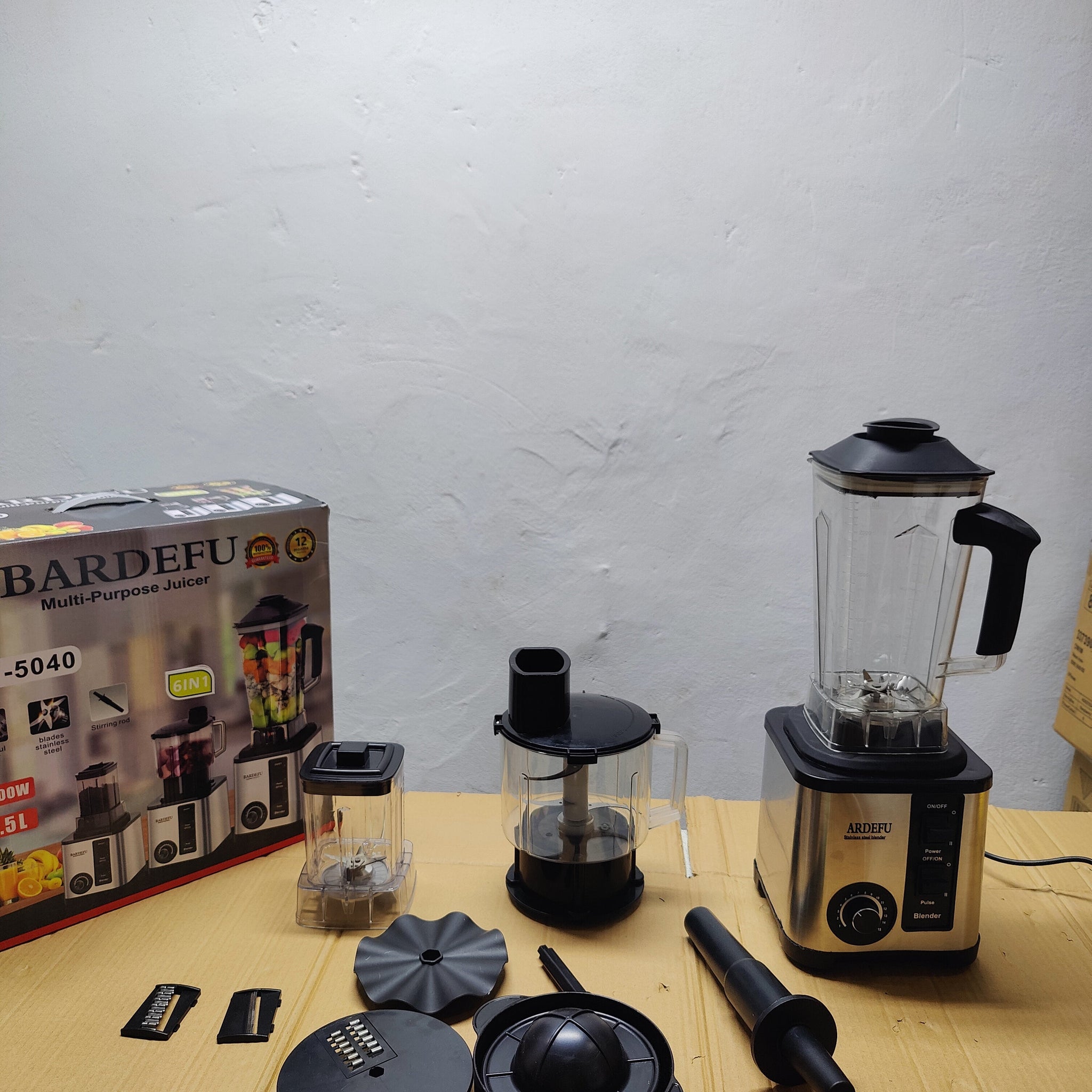 BARDEFU 6 in 1 Multipurpose Blender Set - Model 5040