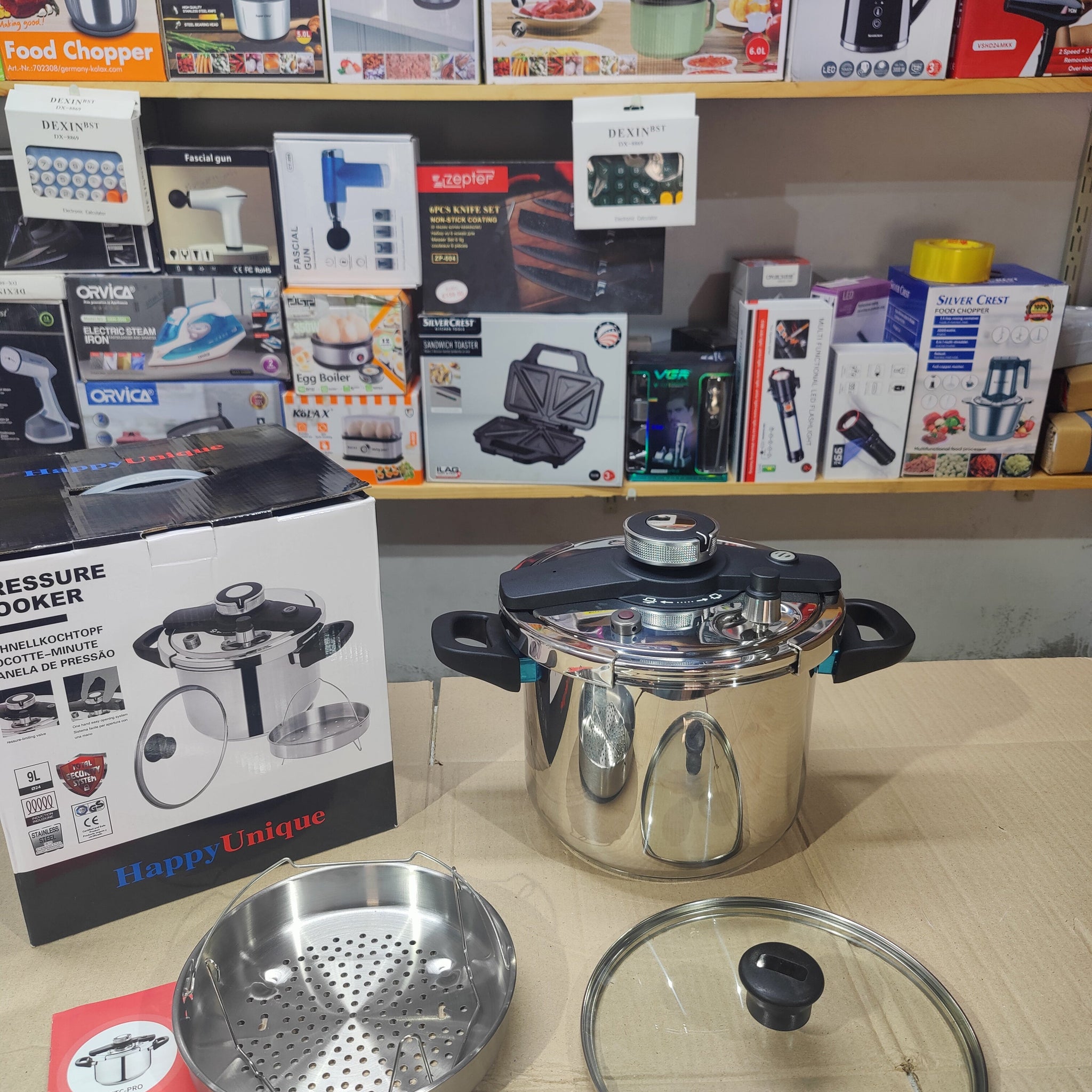 Imported Heavey Stanless Steel 9Litre Pressure Cooker