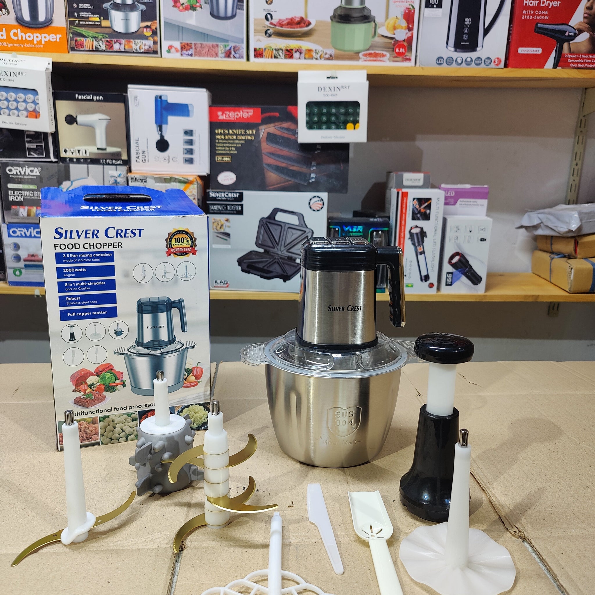Silver Crest 8 in 1 Food Chopper 3.5L