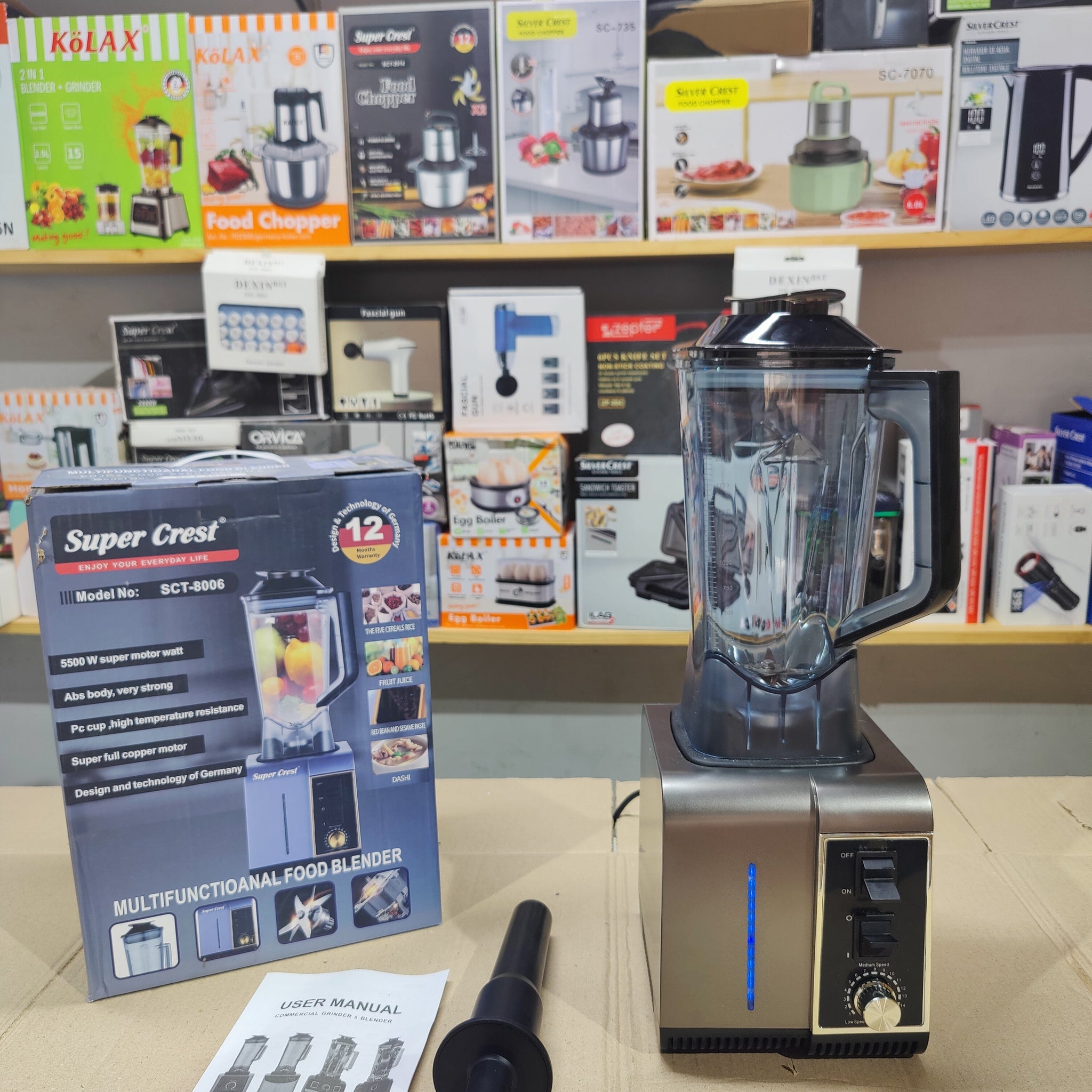Super Crest Commercial Blender SCT-8006