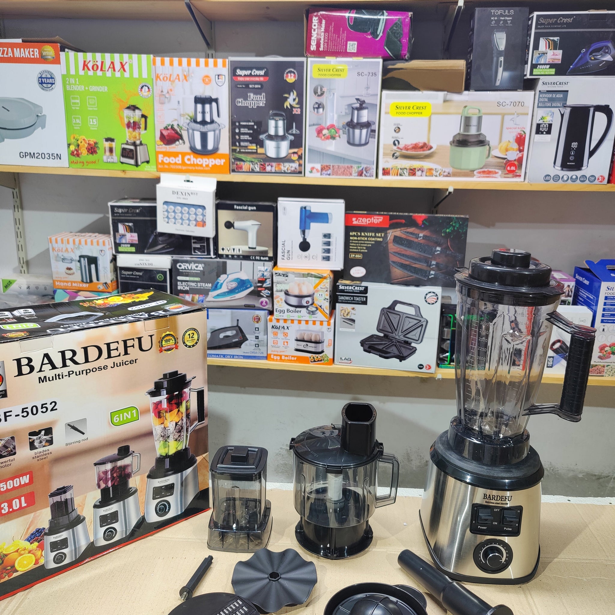 BARDEFU 6 in 1 Multipurpose Blender Set - Model 5052