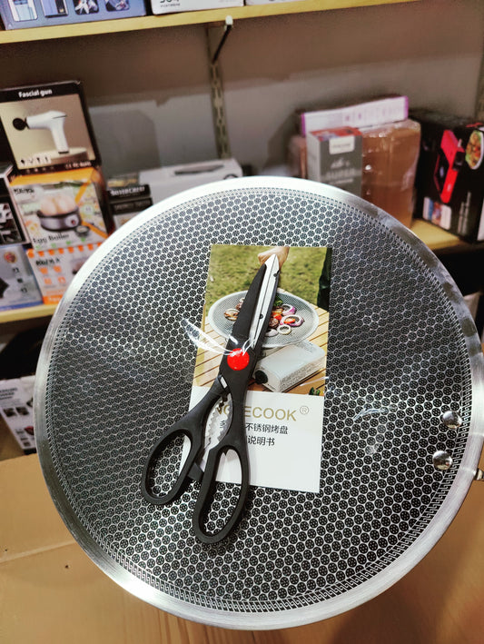 Unclecook Heavy Honeycomb Steel Tawa 34cm