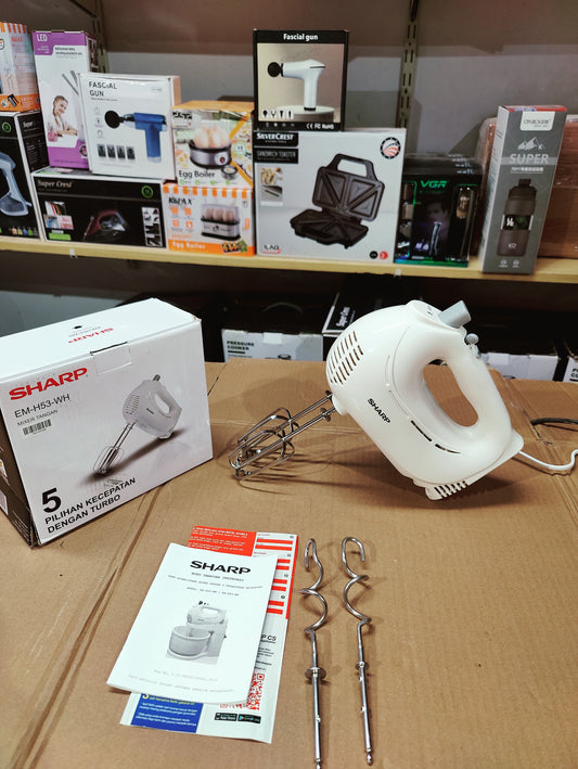 Sharp Hand Mixer EM-H53-WH