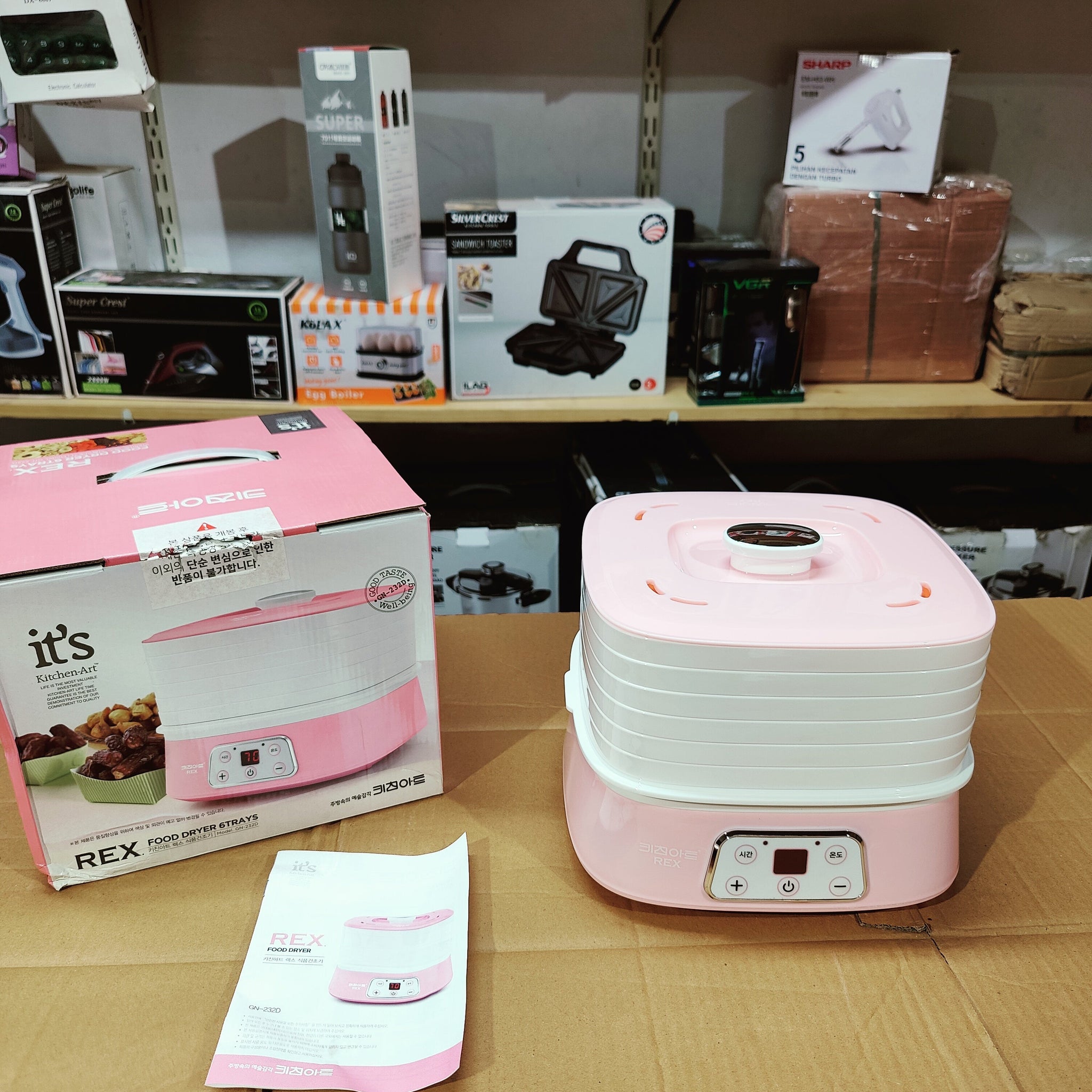 Rex 6 Trays Food Dehydrator