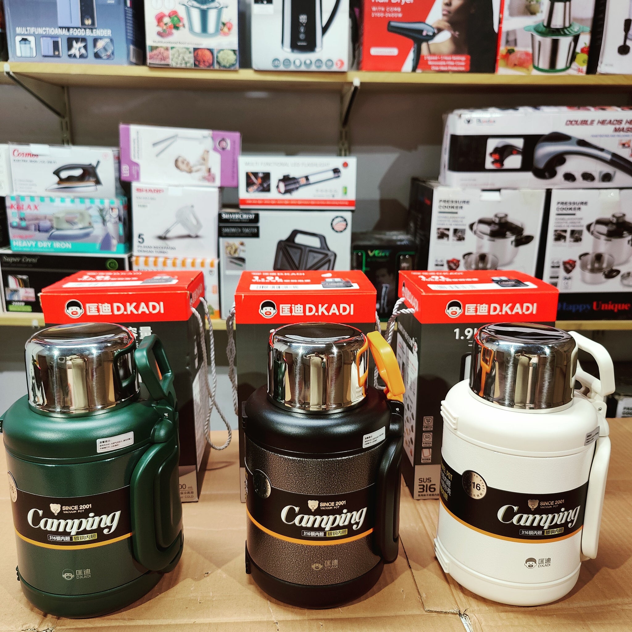 D.Kadi 1.9L Hot & Cool Vacuum Bottle