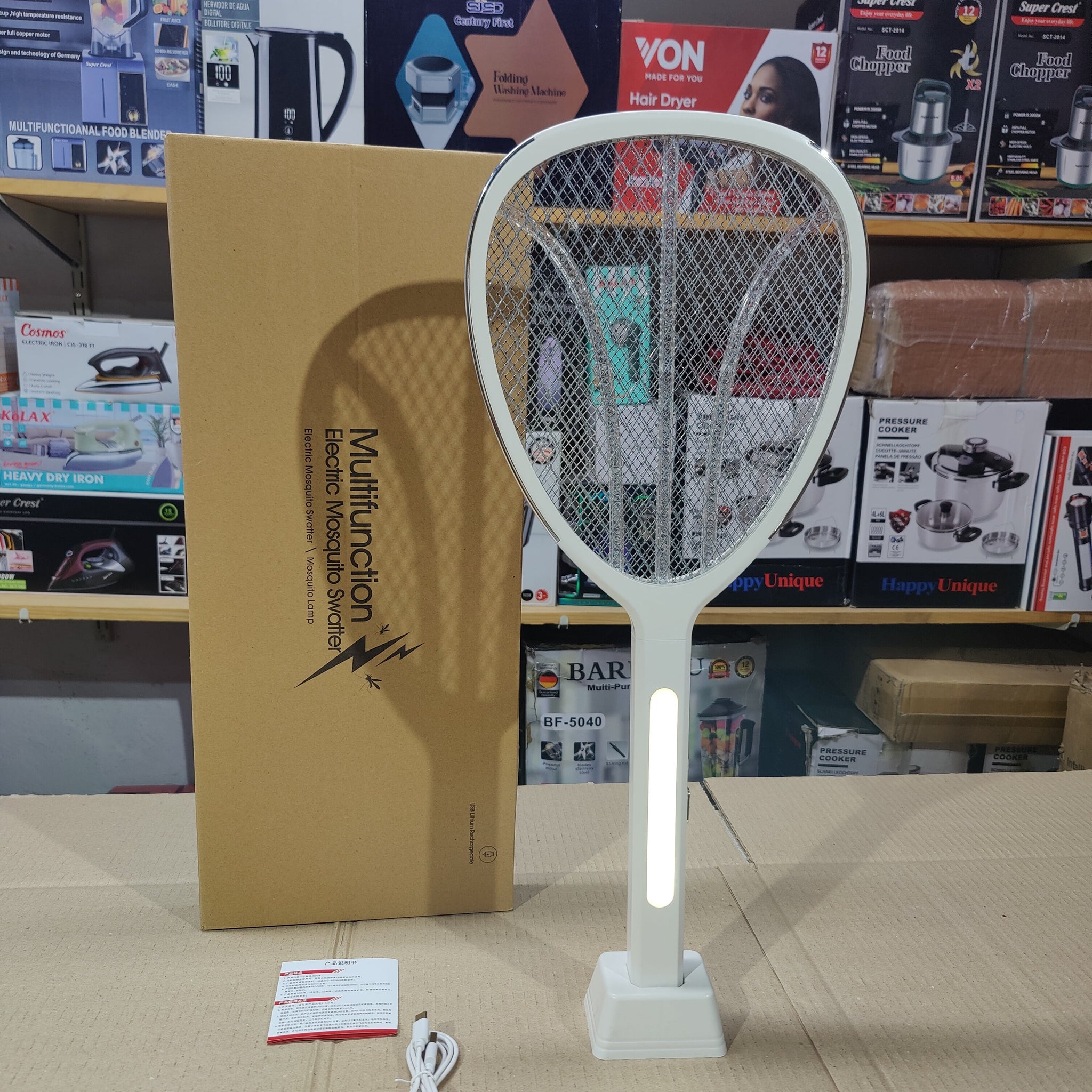 Dual Use Electric Mosquito Swatter