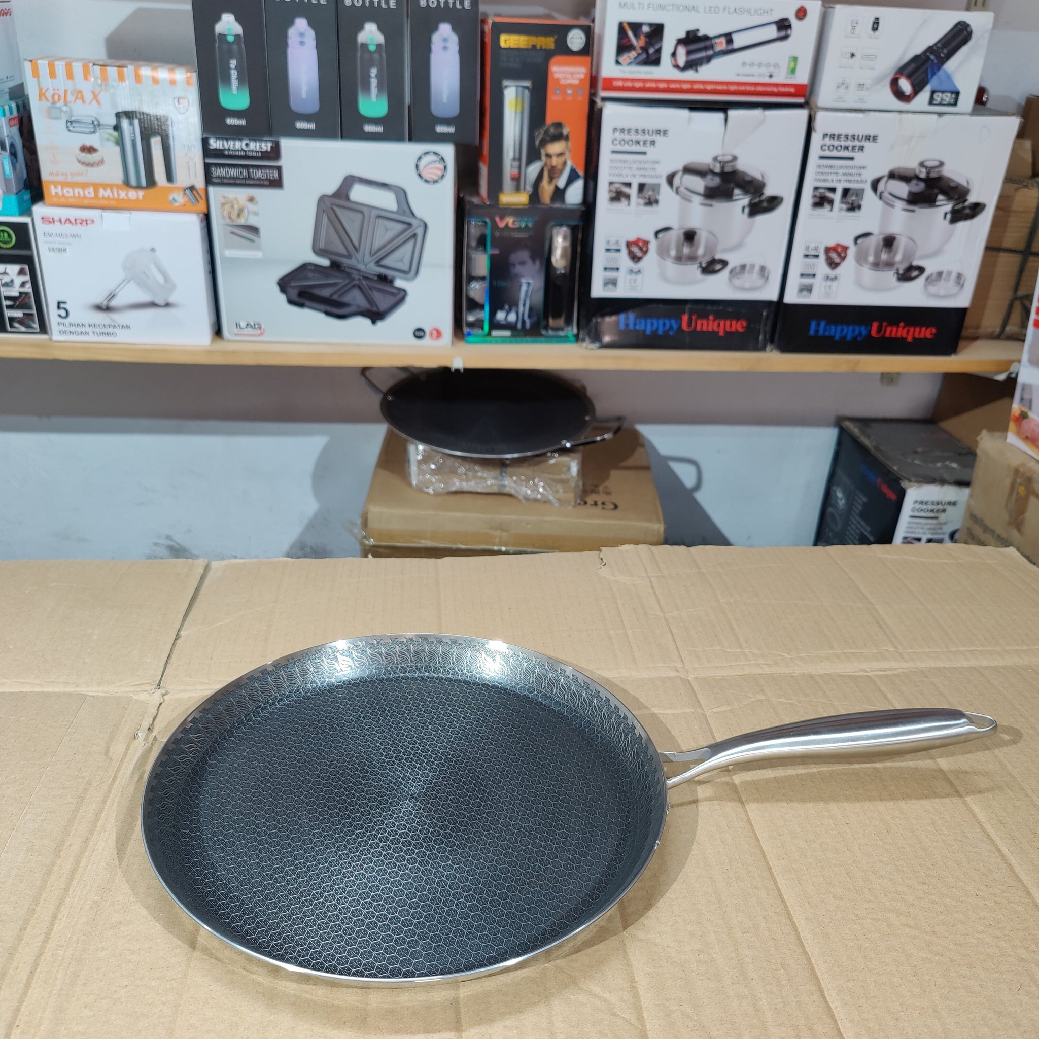 Laser Crafted Nonstick Honeycomb Tawa