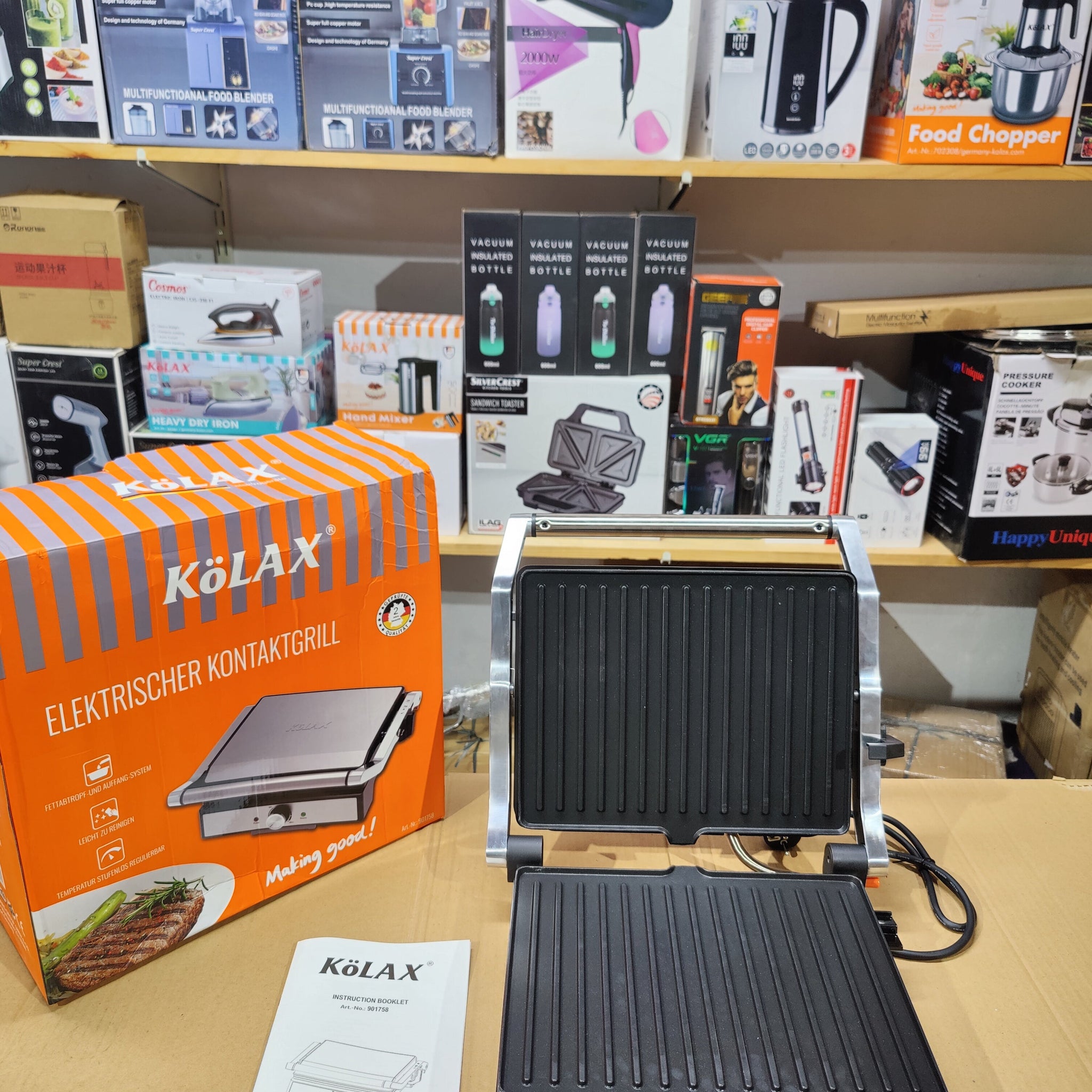 Imported Kolax Large Size Electric Contact Grill