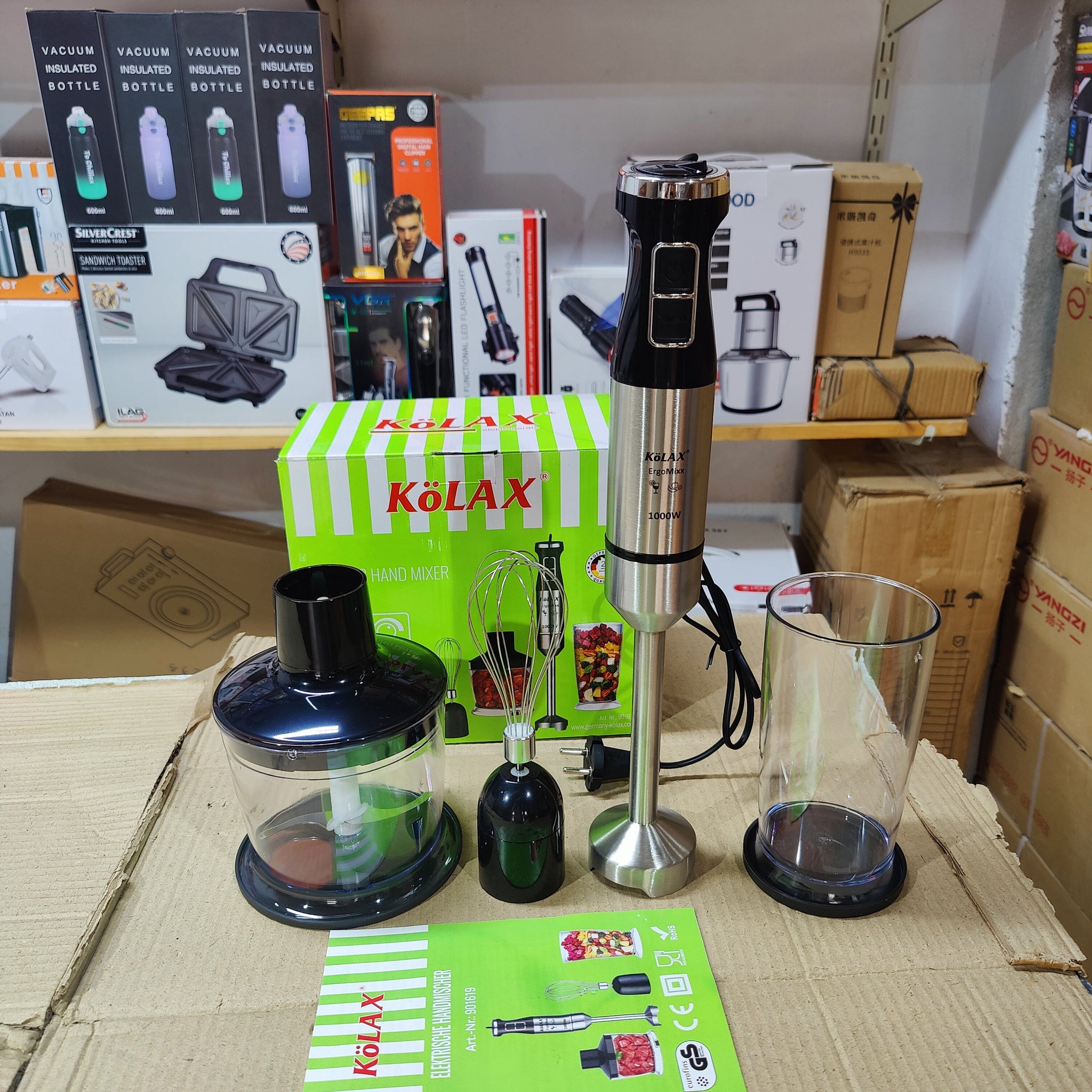 Imported Kolax  4 in 1 Hand Blender Set