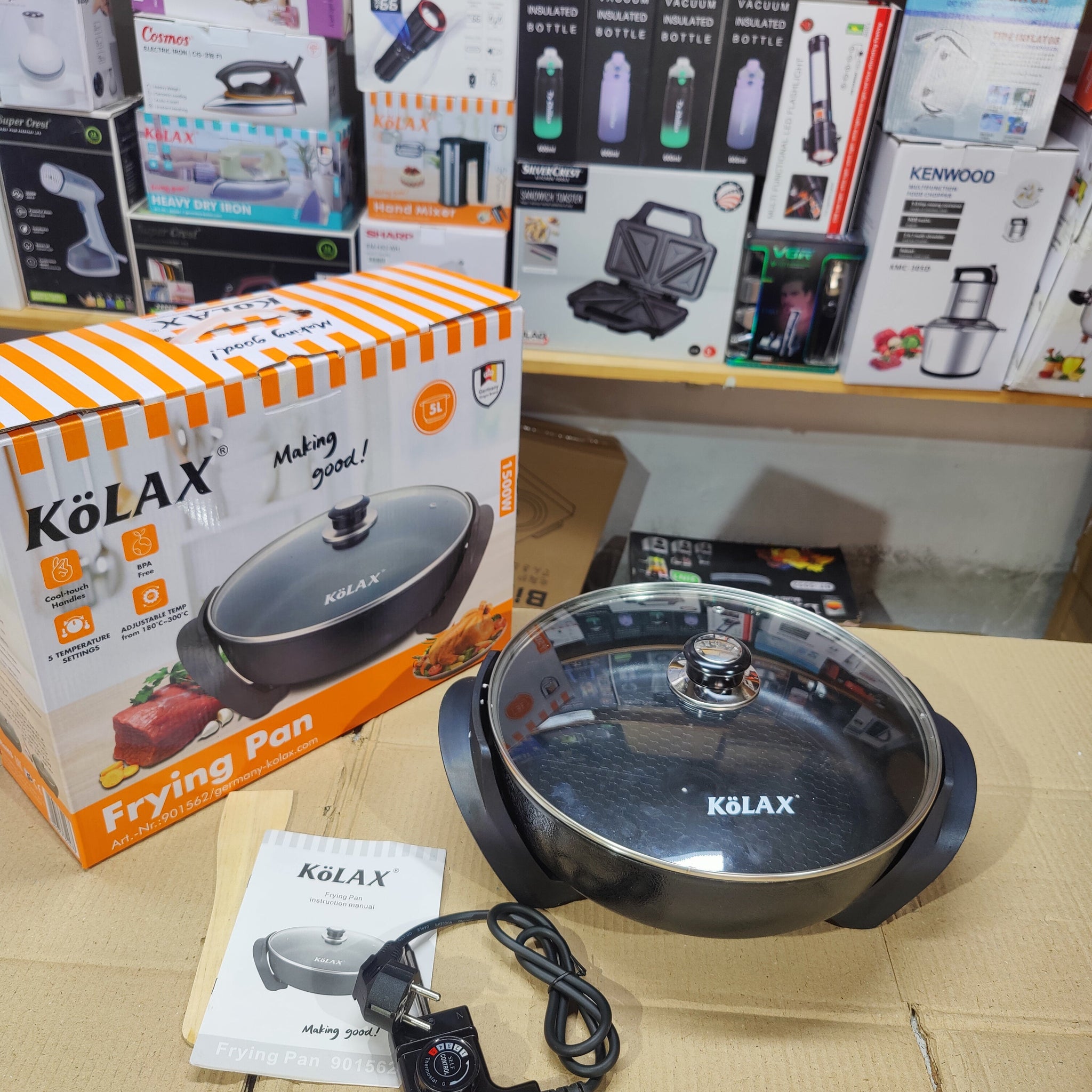 Kolax 5L Electric Frying Pan