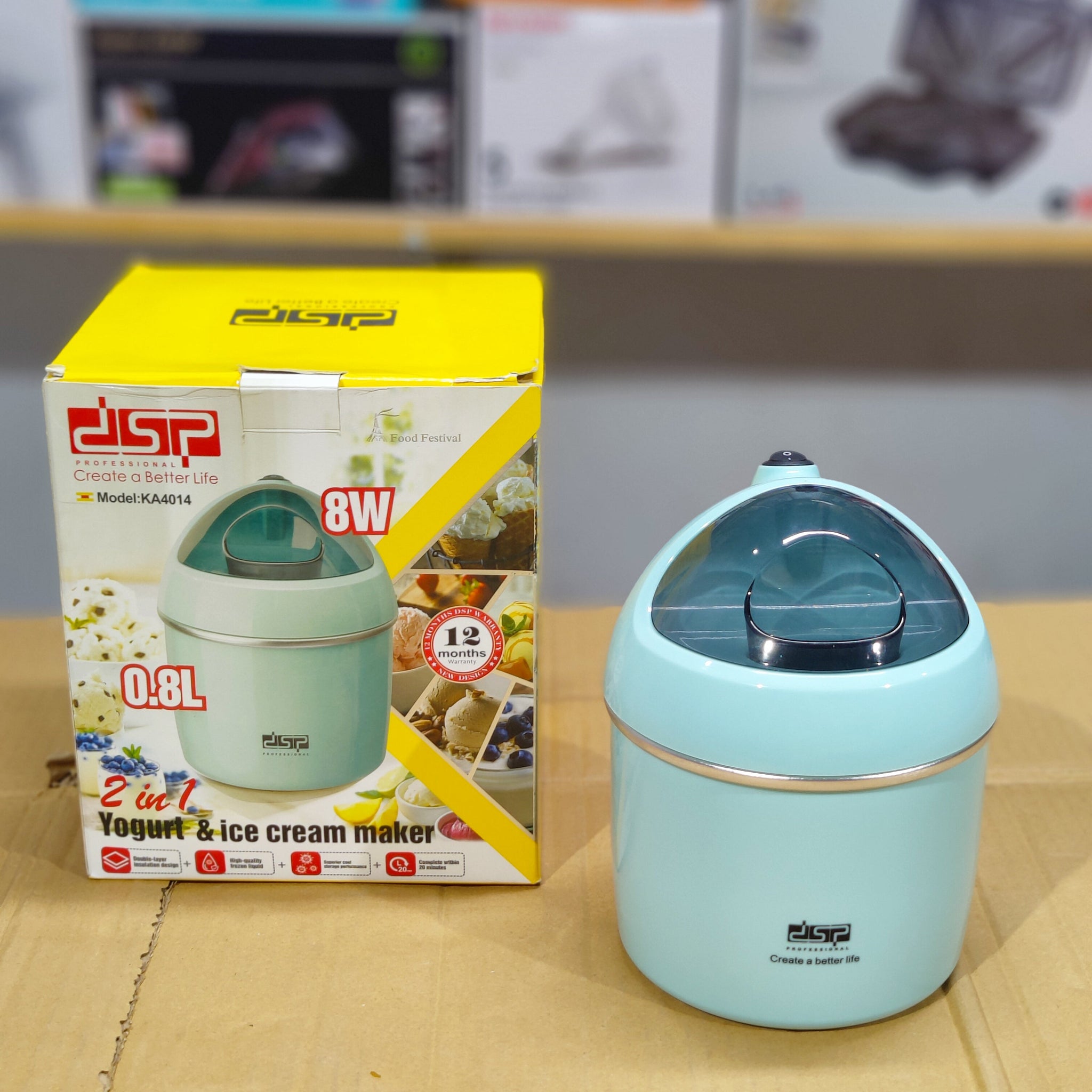DSP 2-in-1 Yogurt & Ice Cream Maker