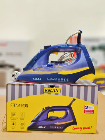 Imported Kolax Steam Iron - 2400 Watt