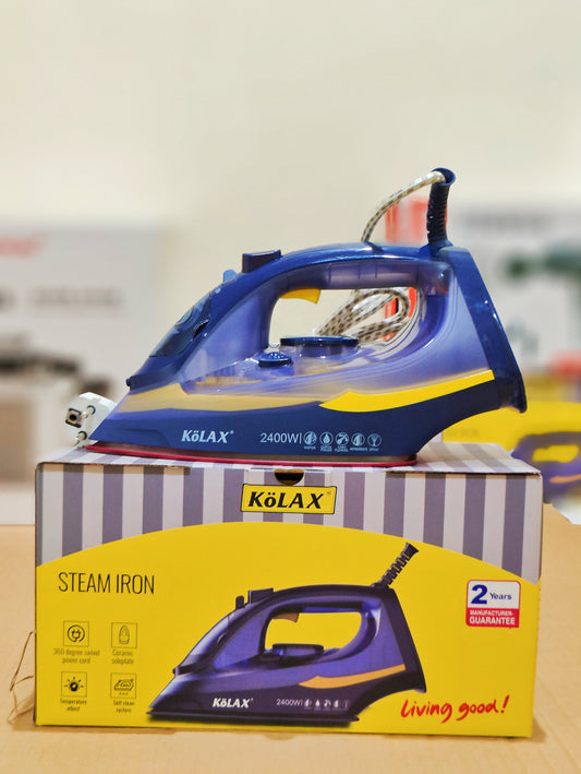 Imported Kolax Steam Iron - 2400 Watt