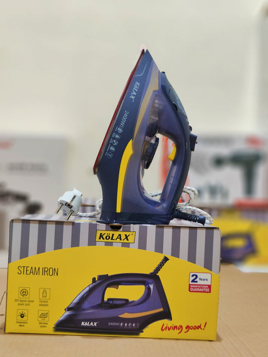 Imported Kolax Steam Iron - 2400 Watt
