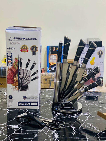 Dubai Imported APWNA DUBAI 9 pieces knife set (Arshia Special Edition )
